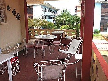 Terraza de la casa