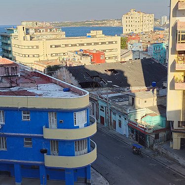 Vistas desde el apartamento. El mar (malecon) esta a cien metros 