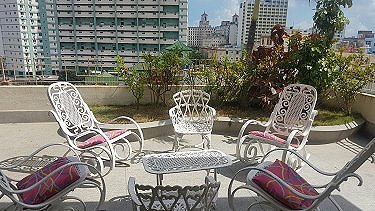 Detalle de la terraza