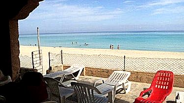 Vista a la playa desde la Casa