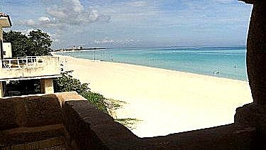 Vista a la playa desde la terraza