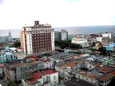 Vista hacia el Hotel Presidentes