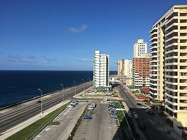 Vistas al malecon desde el apartamento Companioni